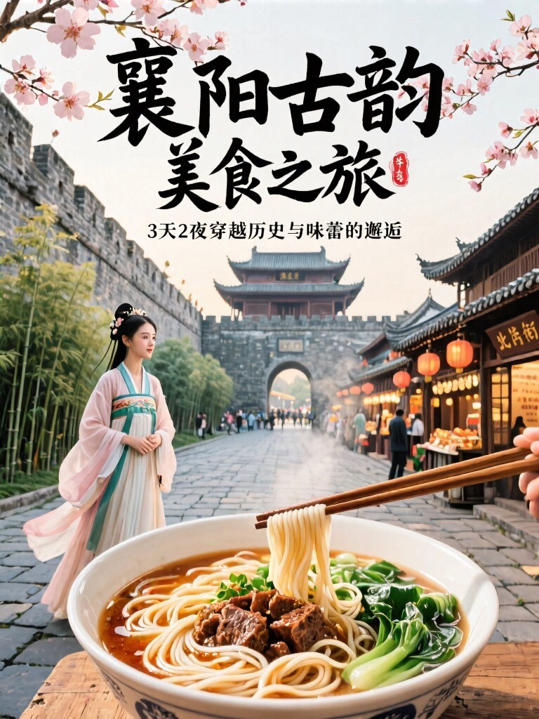 襄阳汉江实拍图