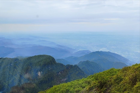 峨眉山旅游景点攻略图