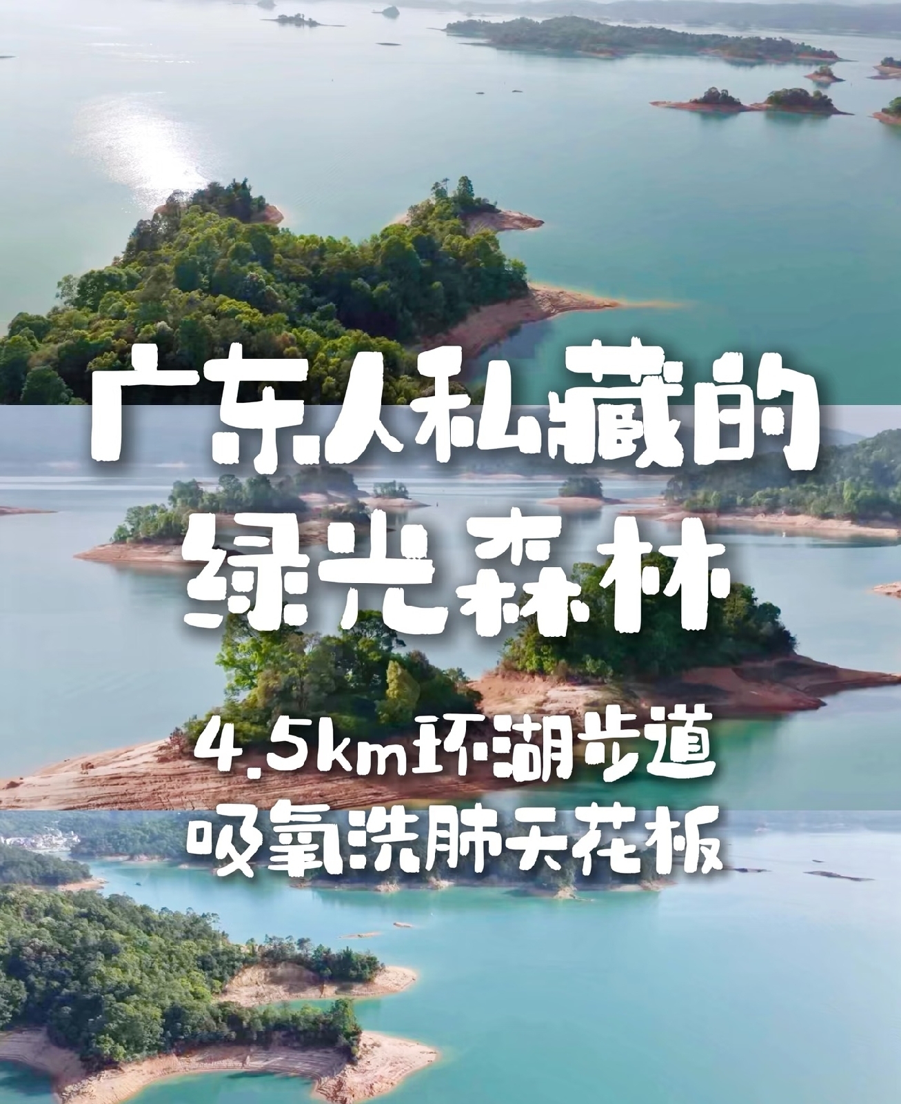 河源新丰江九里湖实拍图