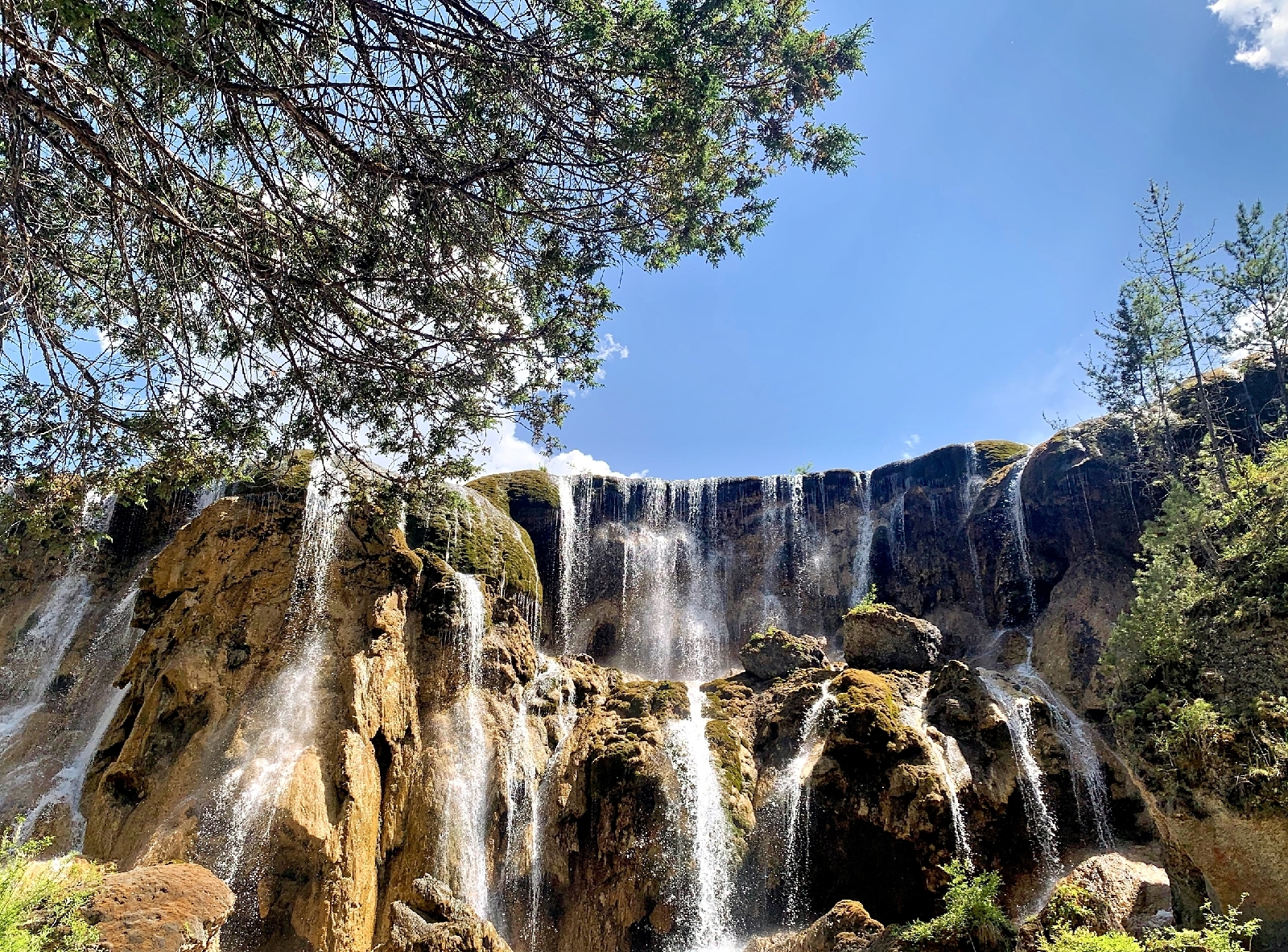 九寨沟风景区实拍图