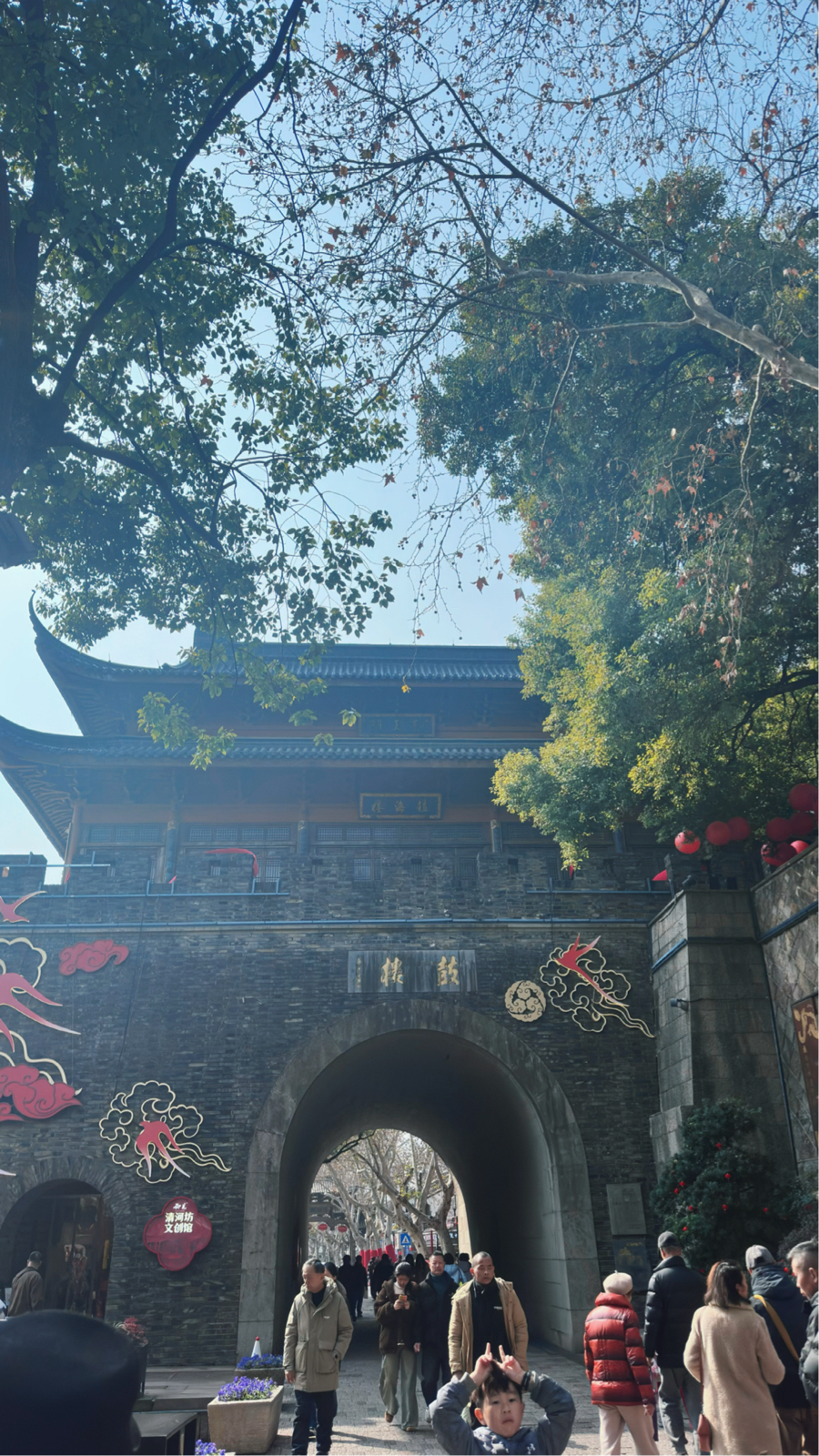 杭州鼓楼实拍图