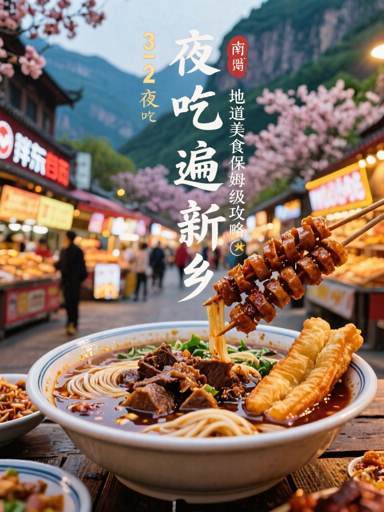 新乡老城十字街实拍图