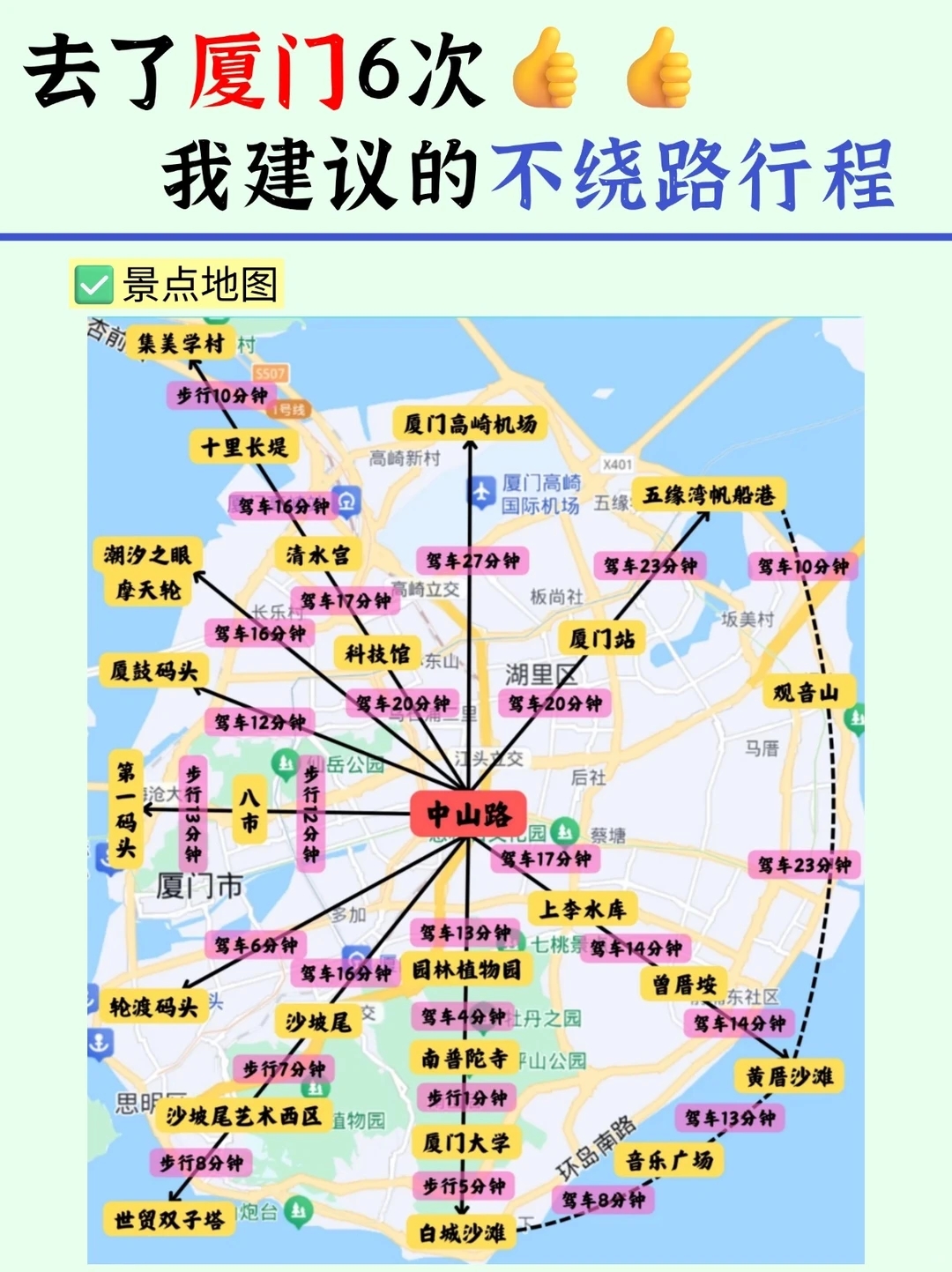 厦门黄厝沙滩实拍图