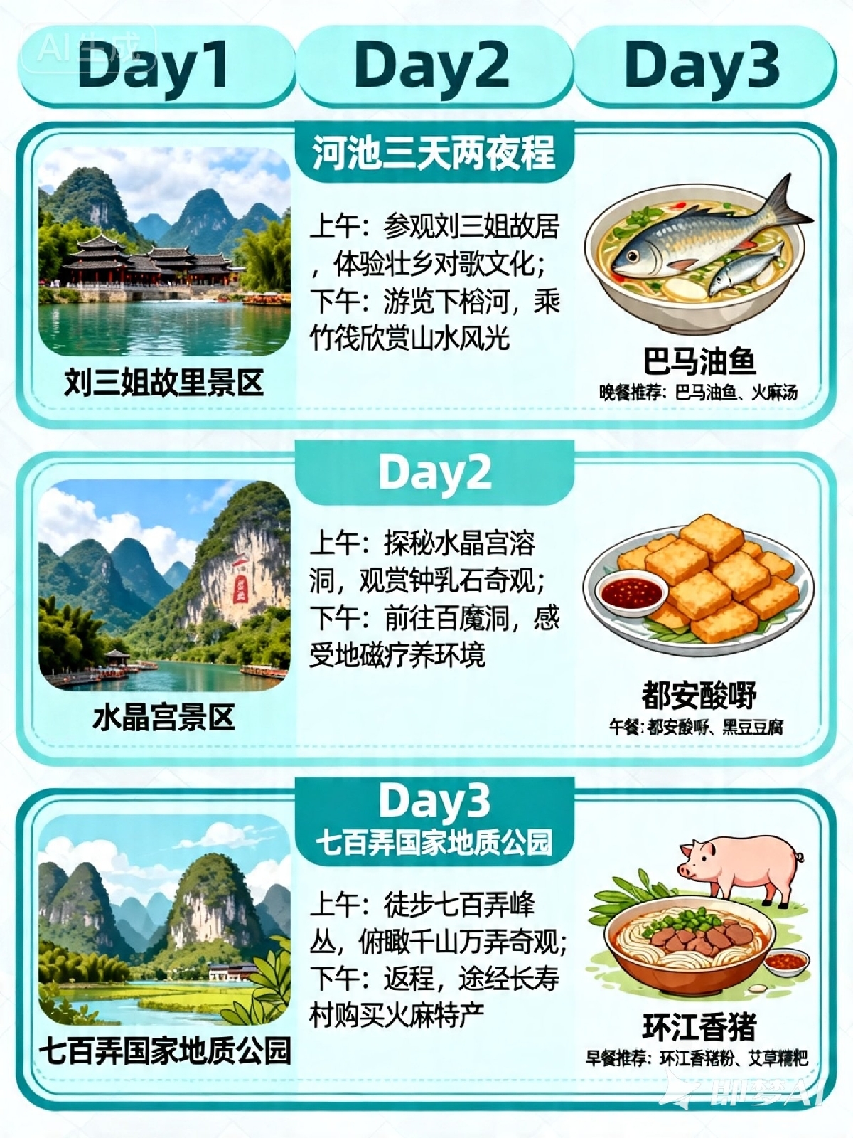 凤山世界地质公园实拍图