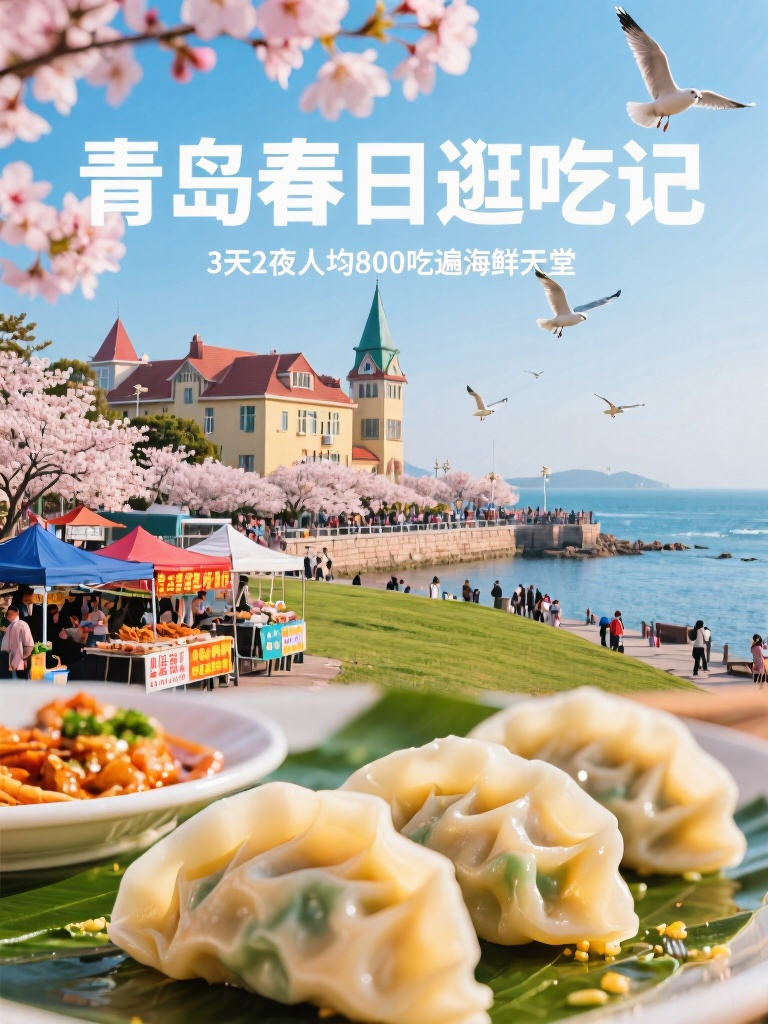 青岛栈桥实拍图