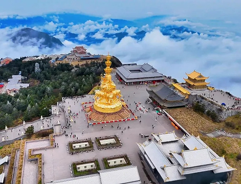 峨眉山旅游景点攻略图