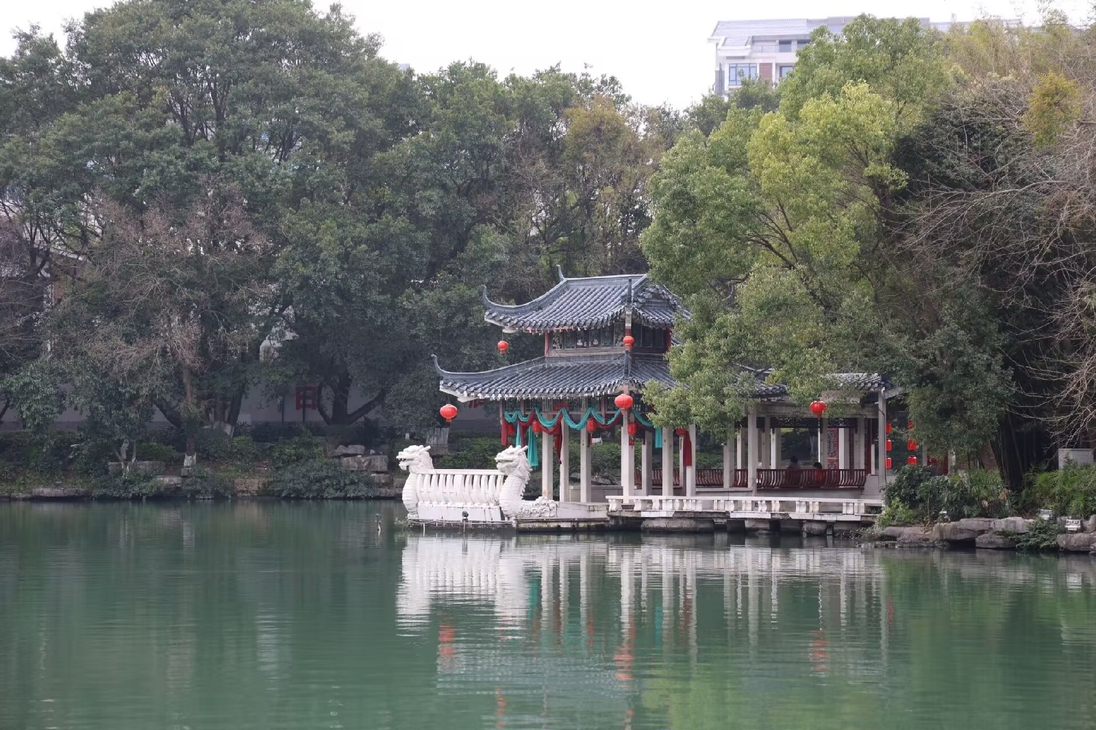 桂林榕湖实拍图