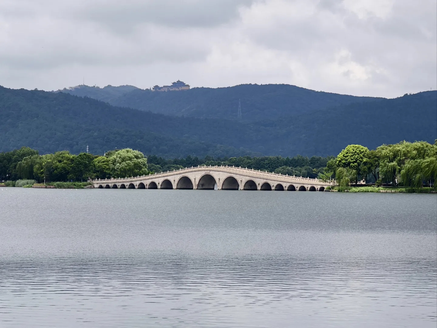 苏州石湖景区实拍图
