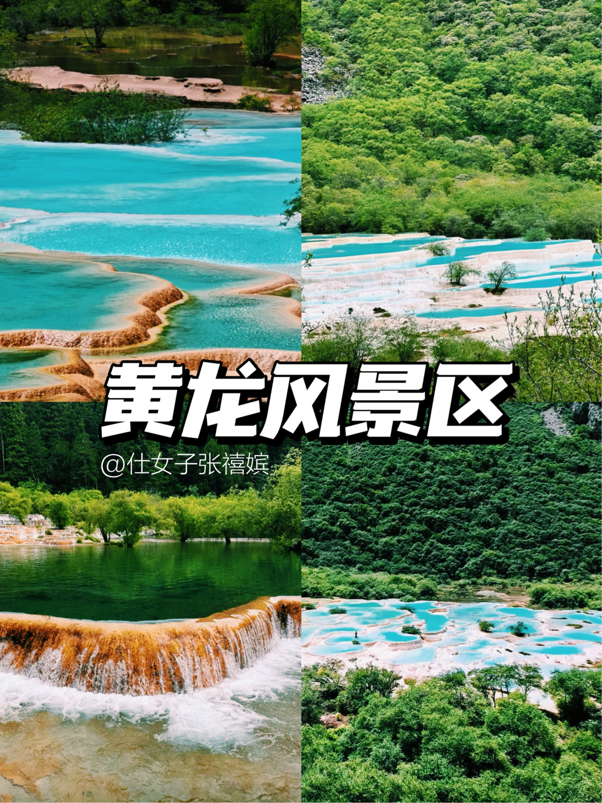松潘黄龙风景名胜区实拍图