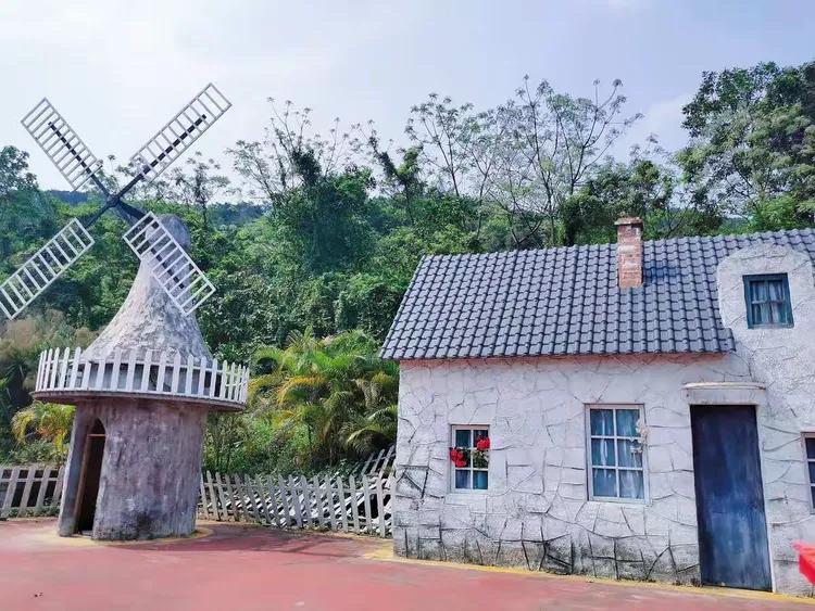 北流梧村狮峰生态旅游区实拍图