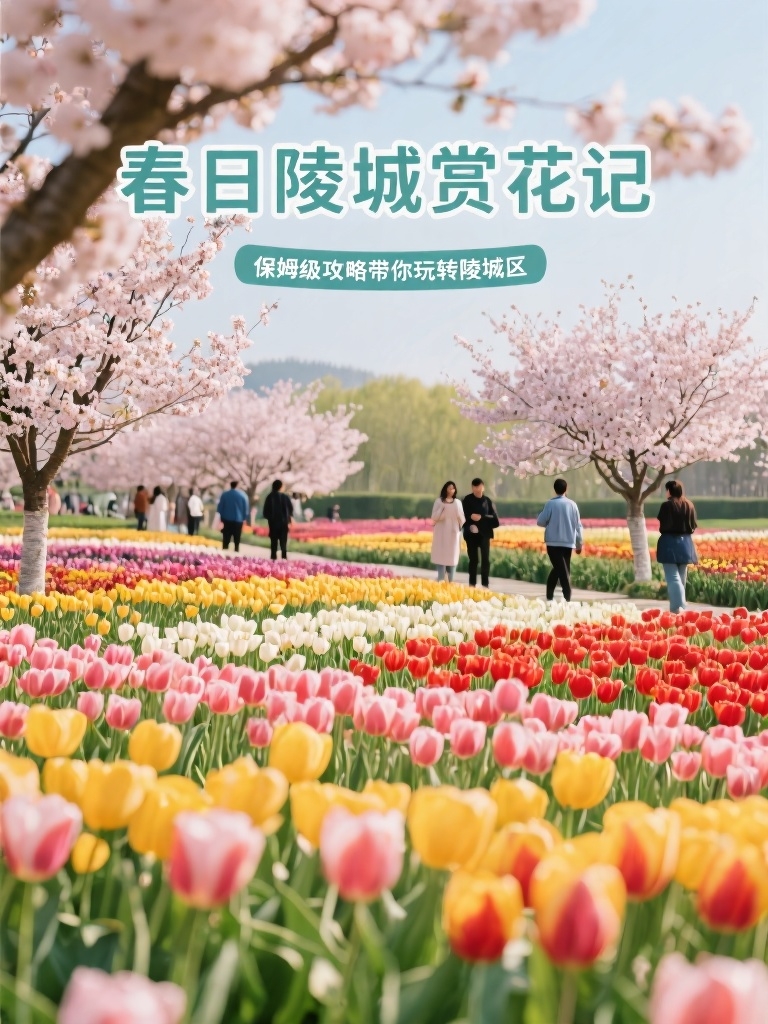 陵城区人民公园实拍图