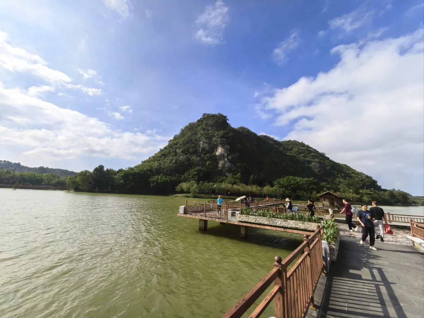 肇庆星湖湿地公园实拍图