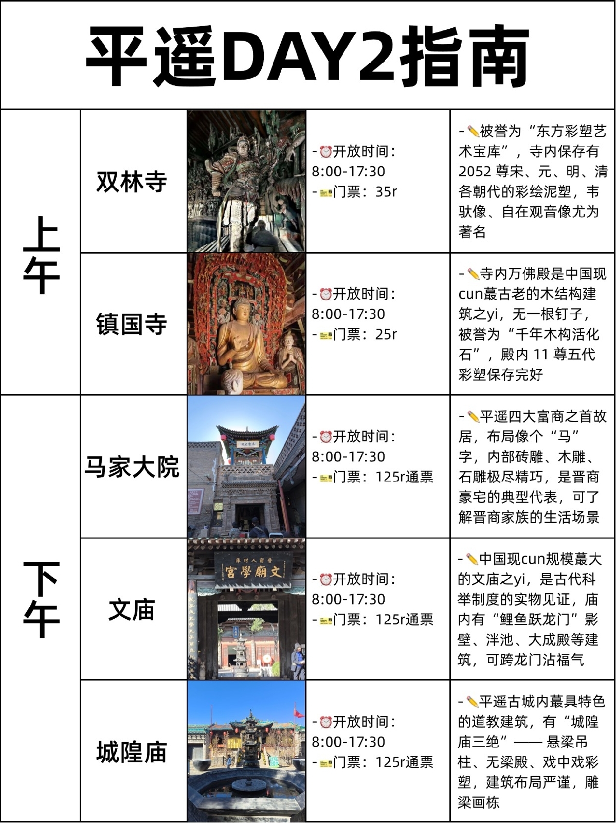 平遥县平遥古城实拍图2