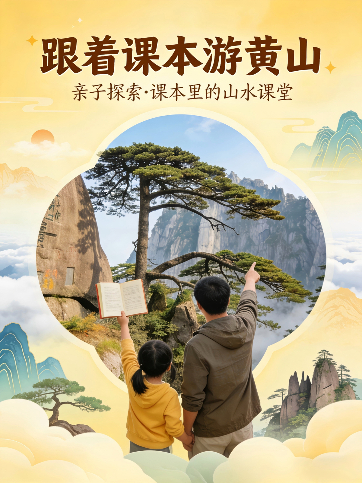 黄山南大门实拍图
