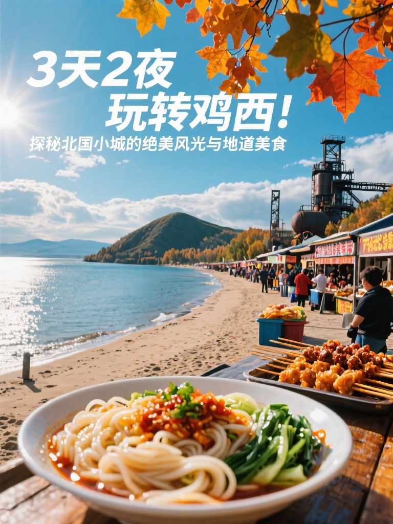 鸡西水上公园实拍图