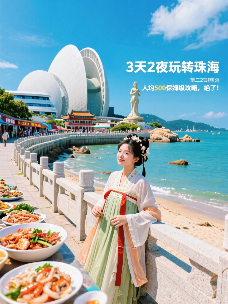 珠海情侣路实拍图