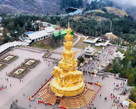 峨眉山旅游景点攻略图