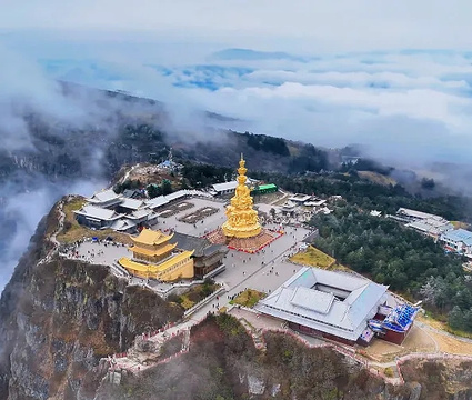 峨眉山旅游景点攻略图