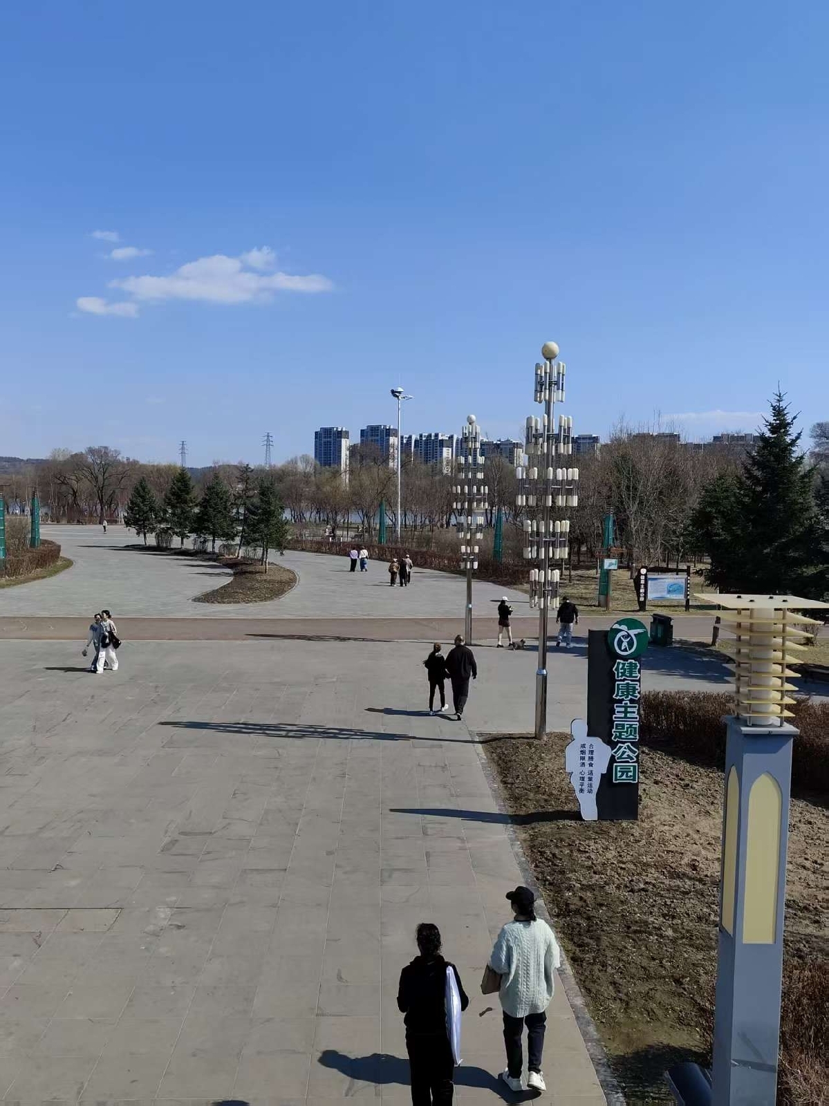 牡丹江江滨公园实拍图