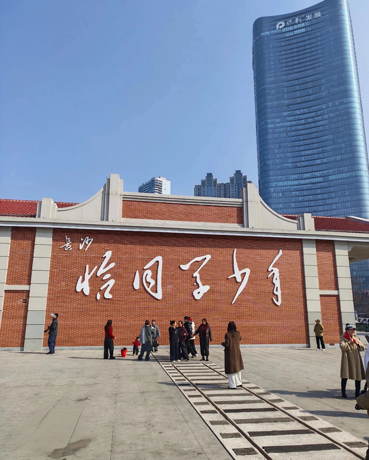 长沙恰同学少年广场实拍图
