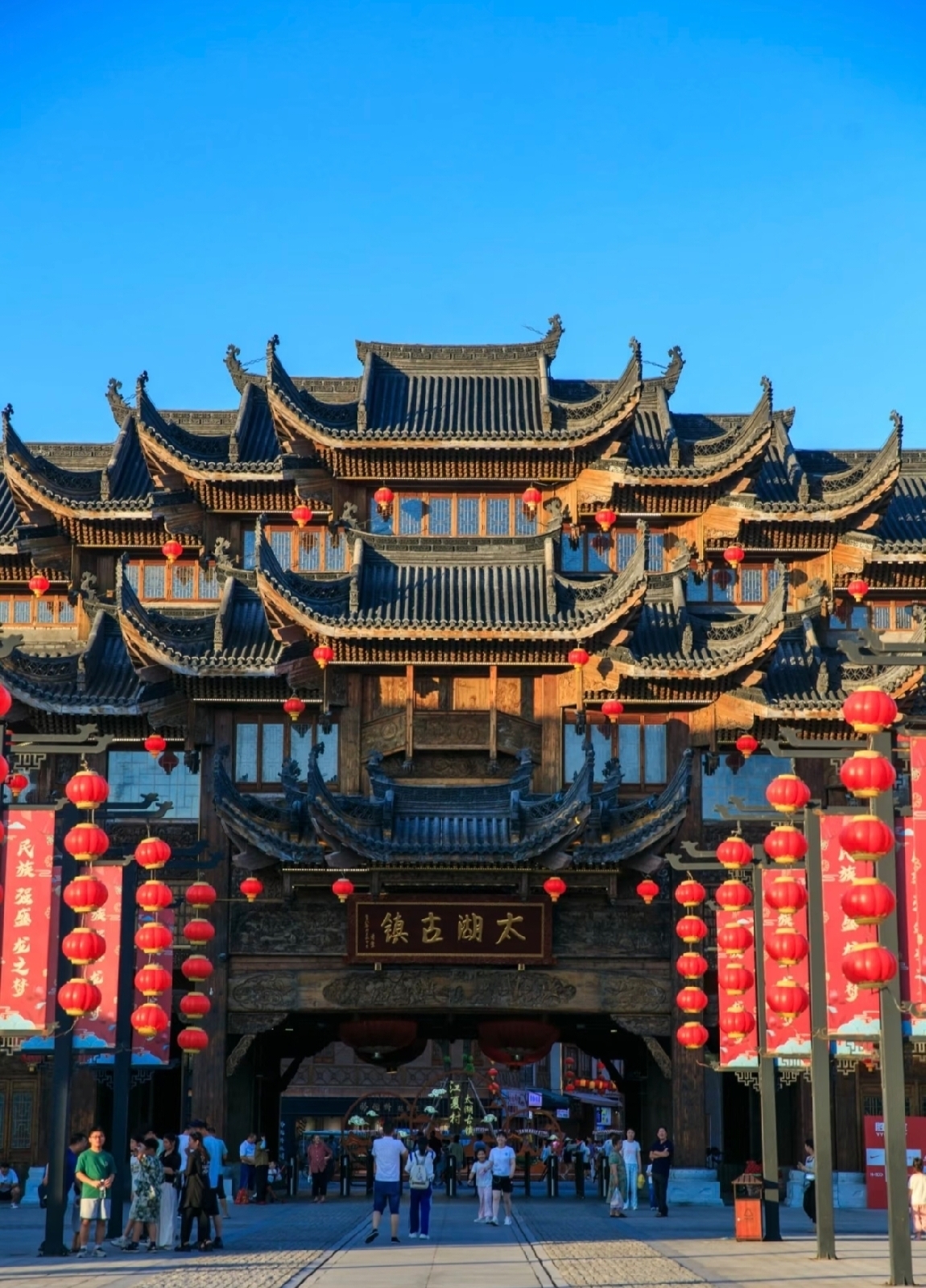 长兴龙之梦太湖演艺城(原太湖古镇)实拍图