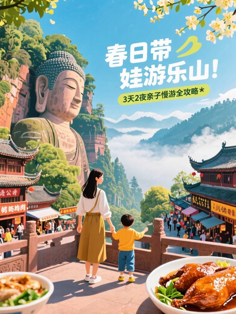 乐山大曲口文化广场实拍图