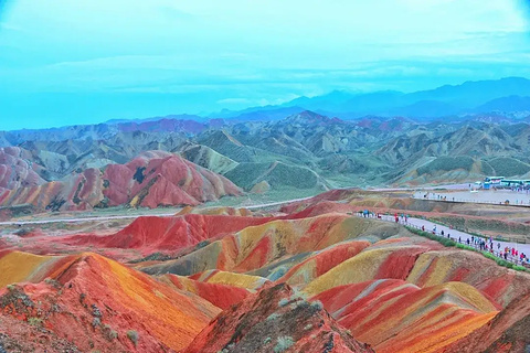 七彩丹霞风景区-观景台旅游景点攻略图