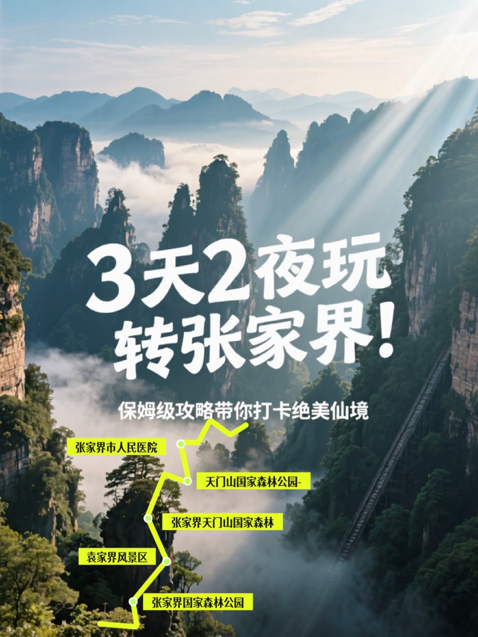 张家界国家森林公园实拍图