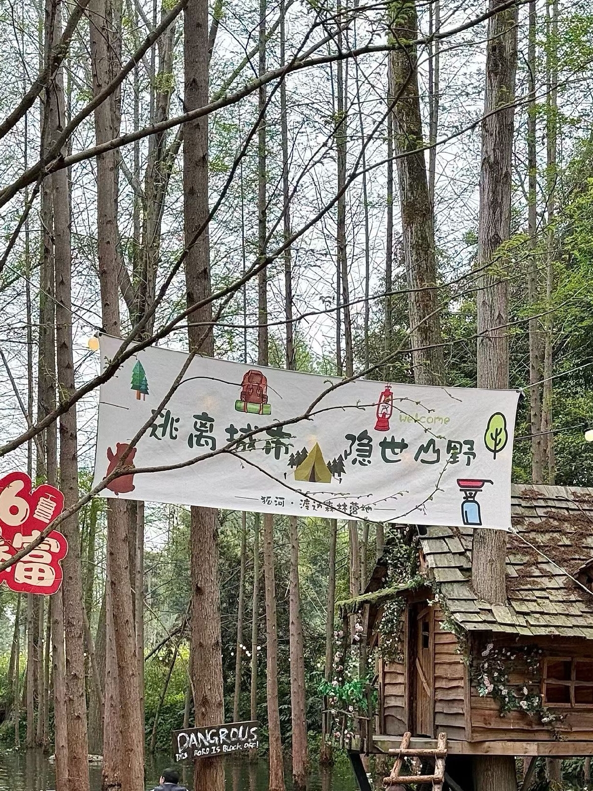 崇州狐河·渡边森林营地实拍图