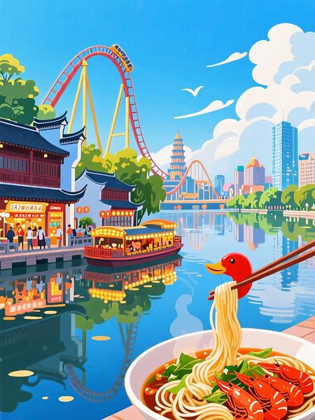 芜湖赭山公园实拍图
