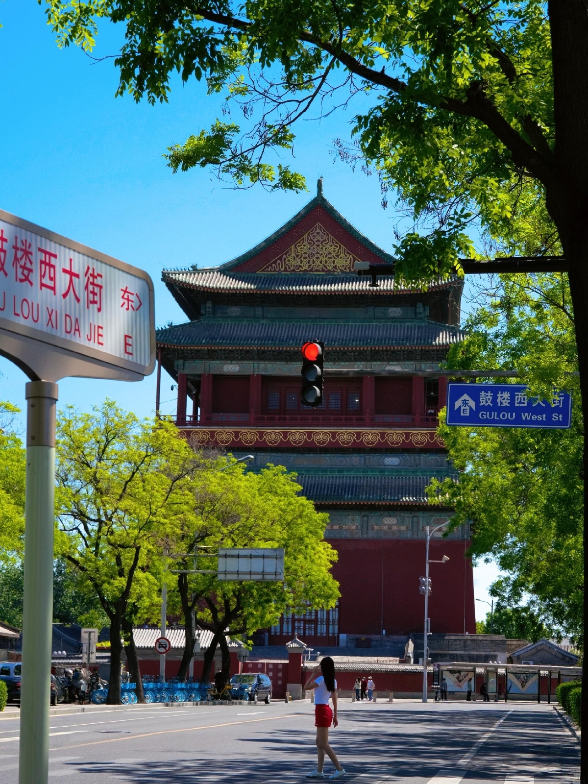 北京什刹海实拍图
