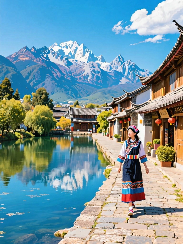 丽江古城实拍图
