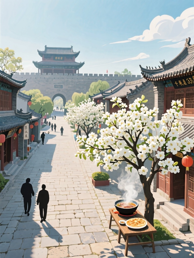 魏县古城实拍图