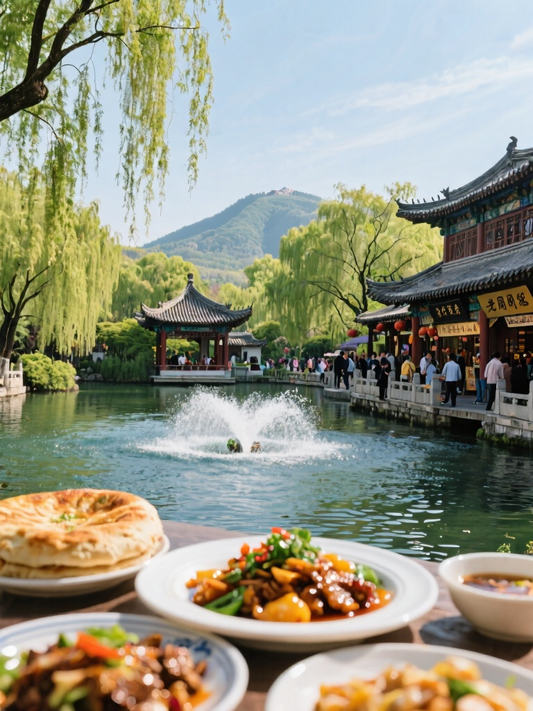 济南趵突泉公园实拍图