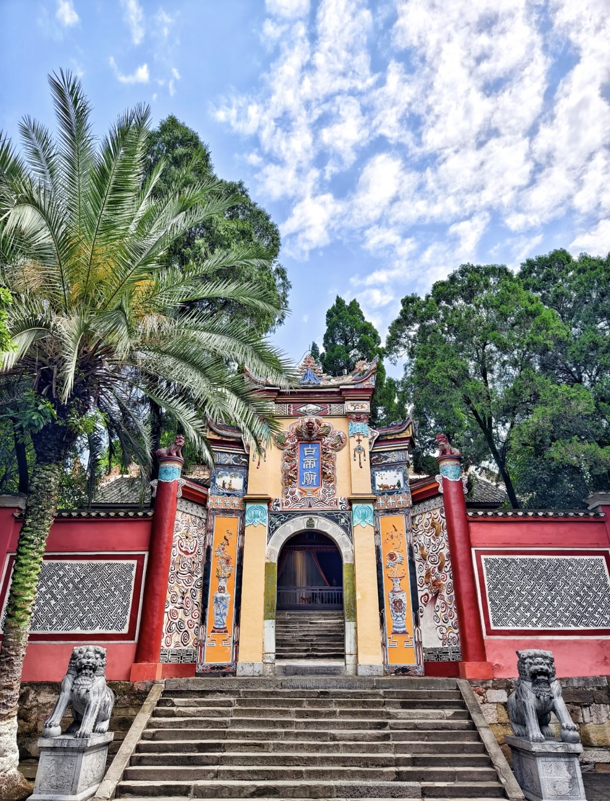奉节白帝城实拍图