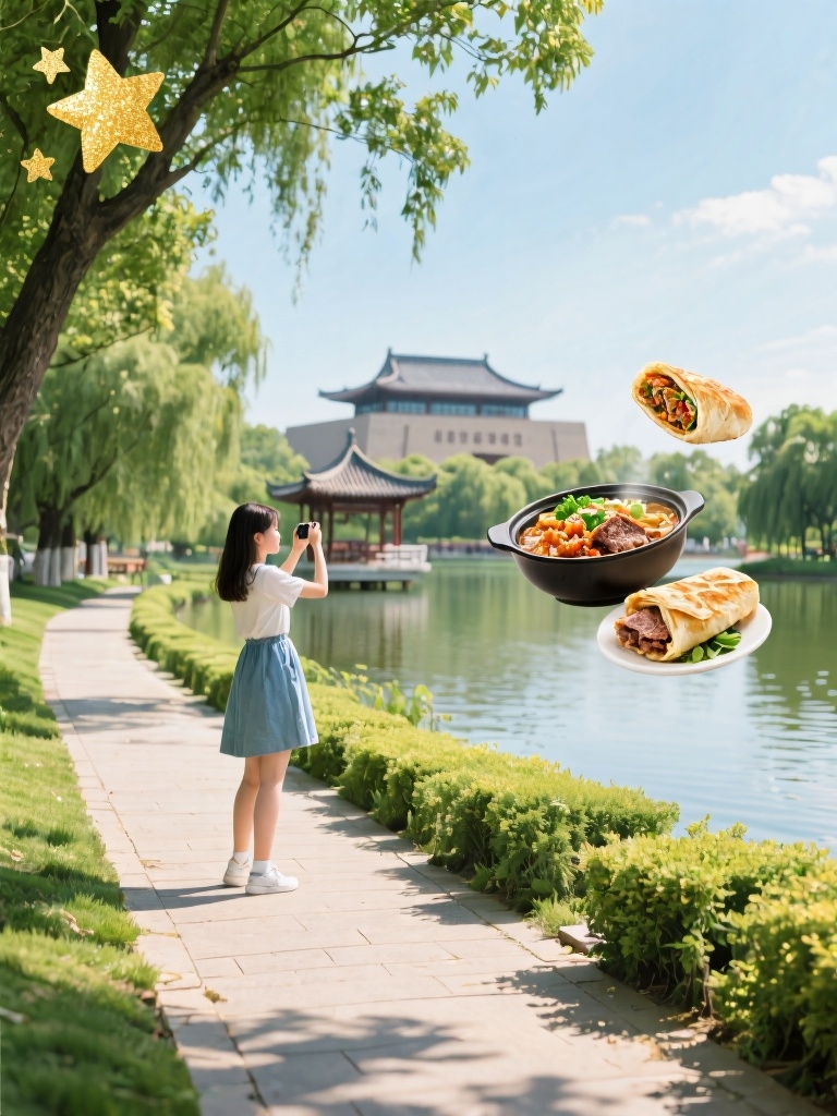 濮阳县濮阳古城墙实拍图