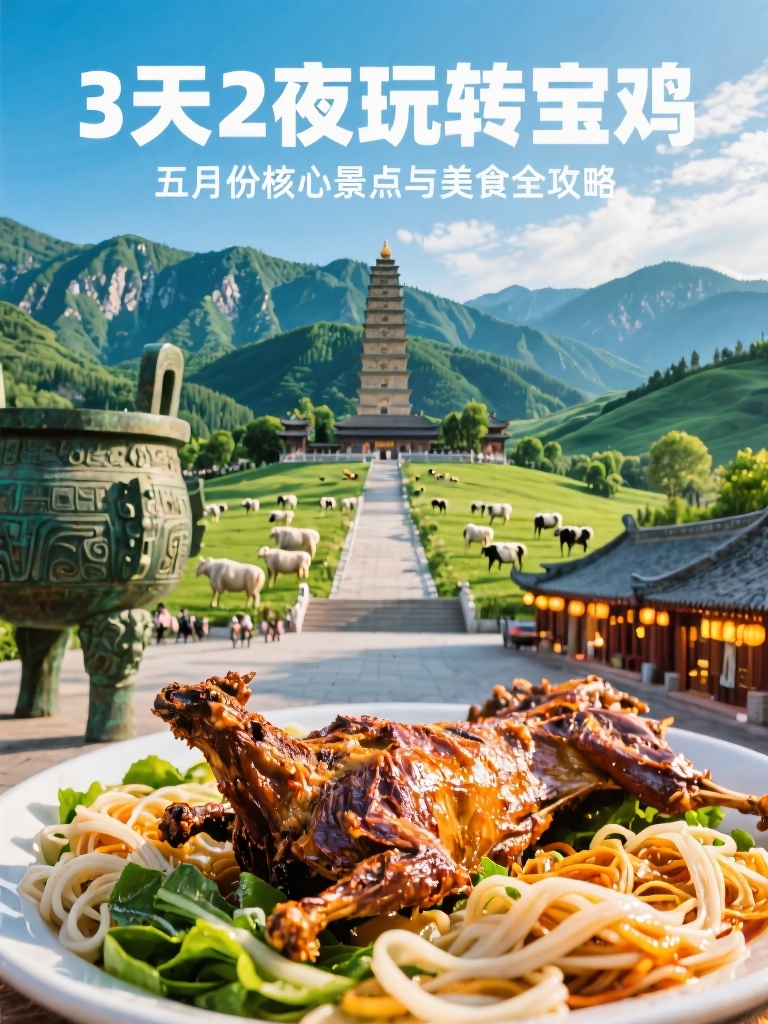 宝鸡金台观实拍图