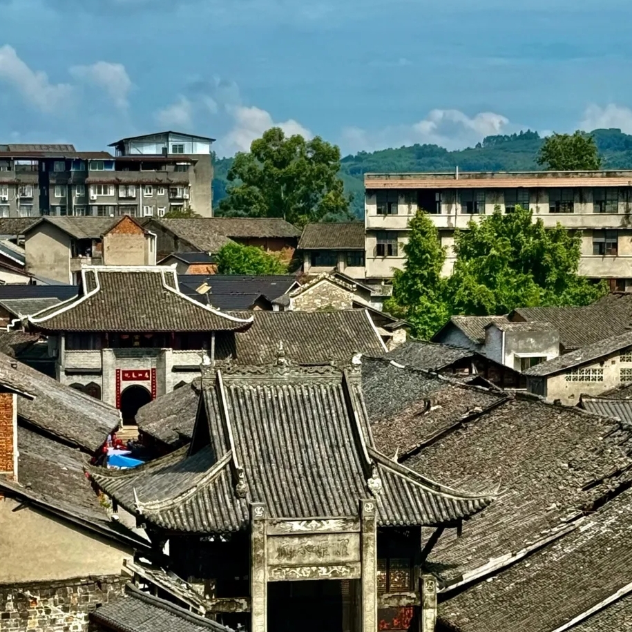 犍为罗城古镇实拍图