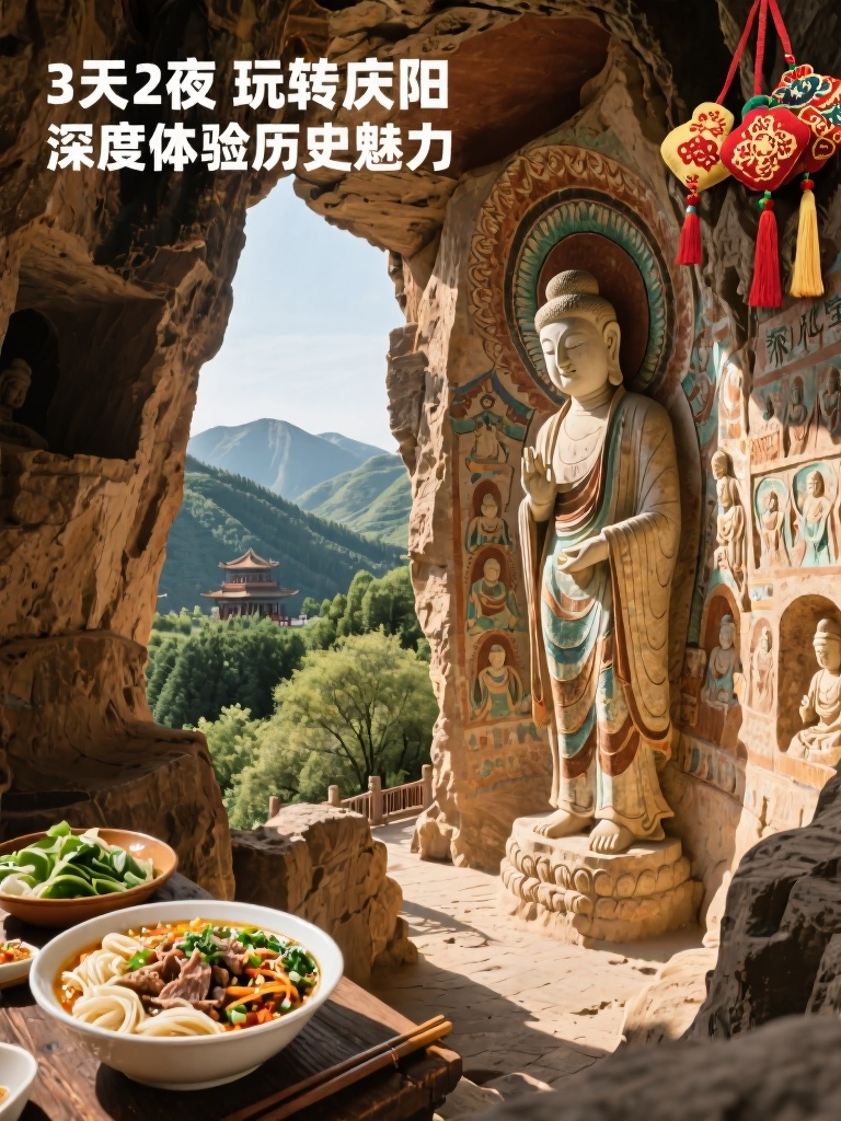 庆城庆阳古城遗址实拍图