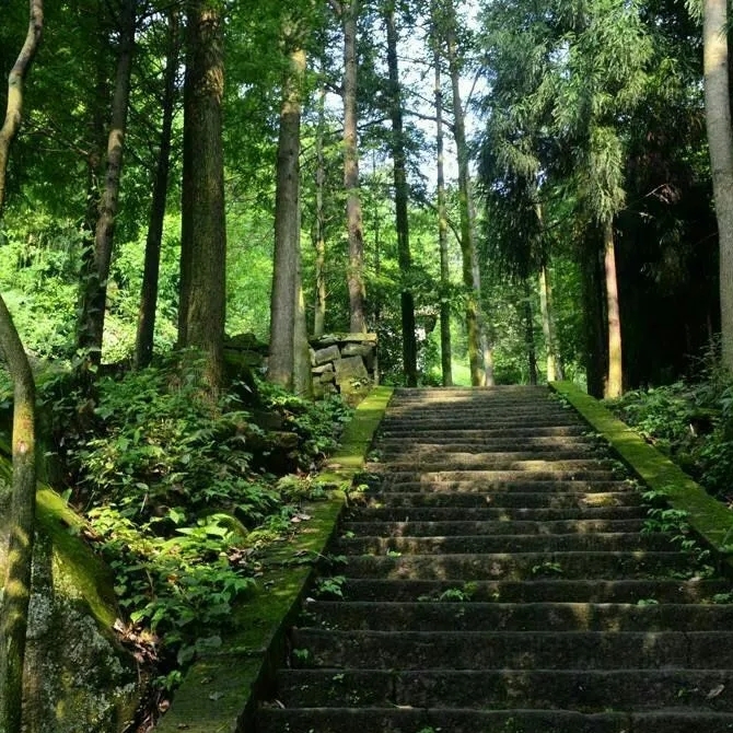 彭州丹景山实拍图