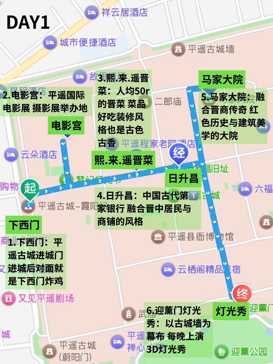 平遥古城实拍图