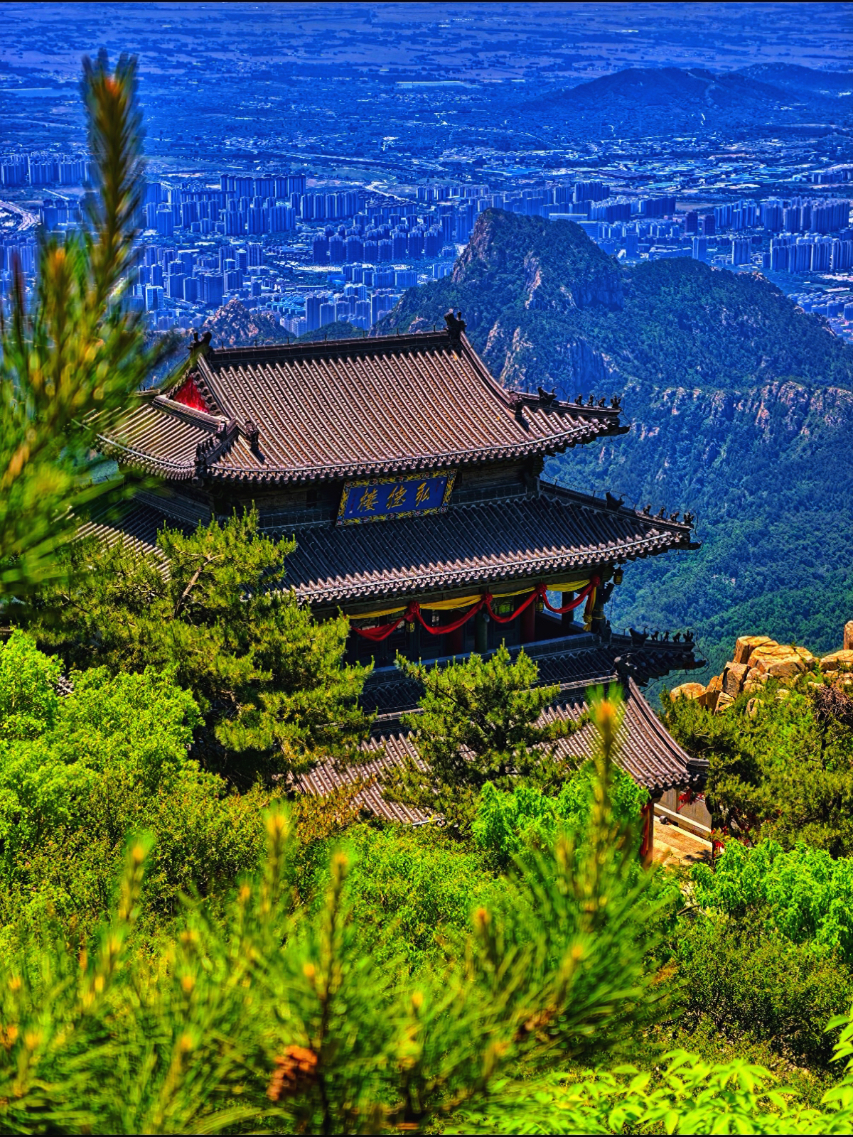 泰安泰山实拍图