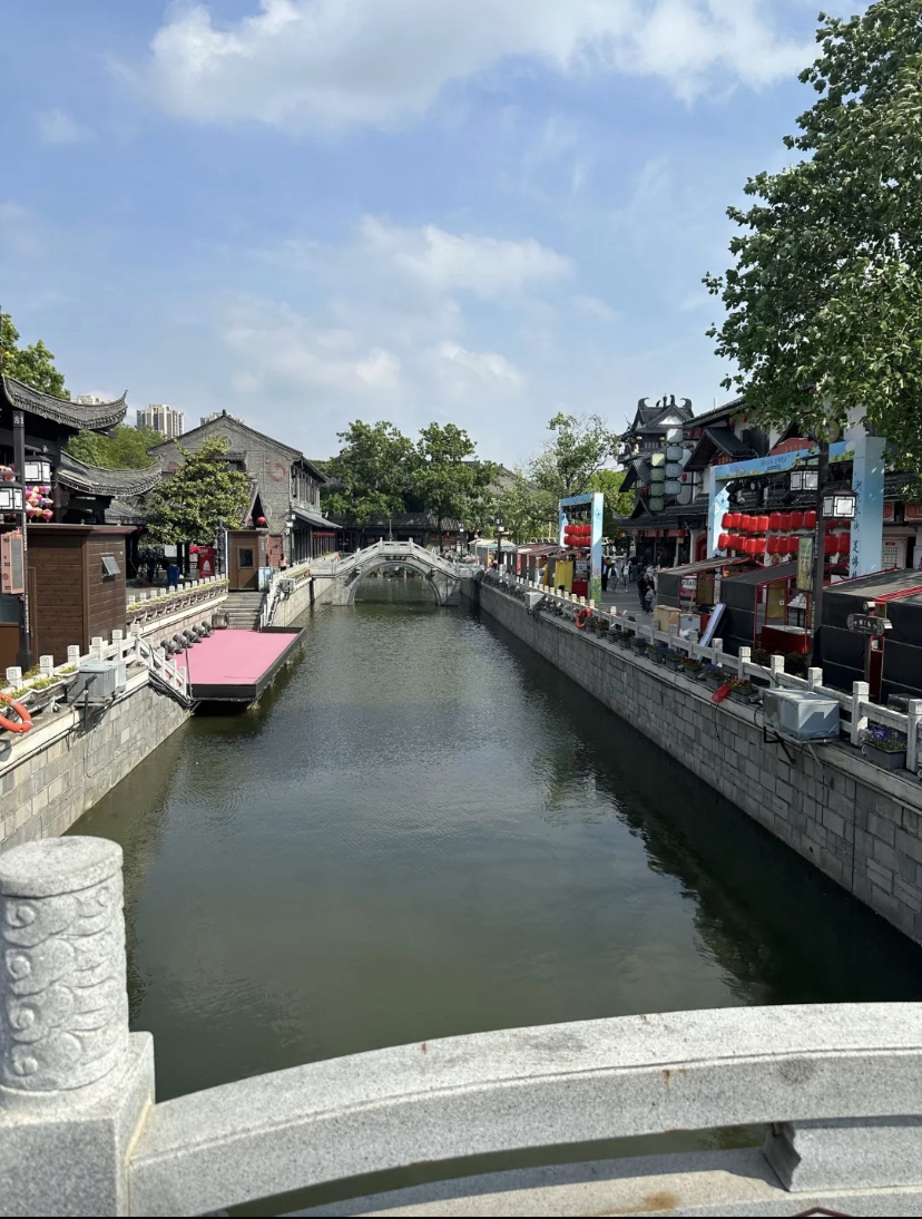 盐城盐镇水街实拍图
