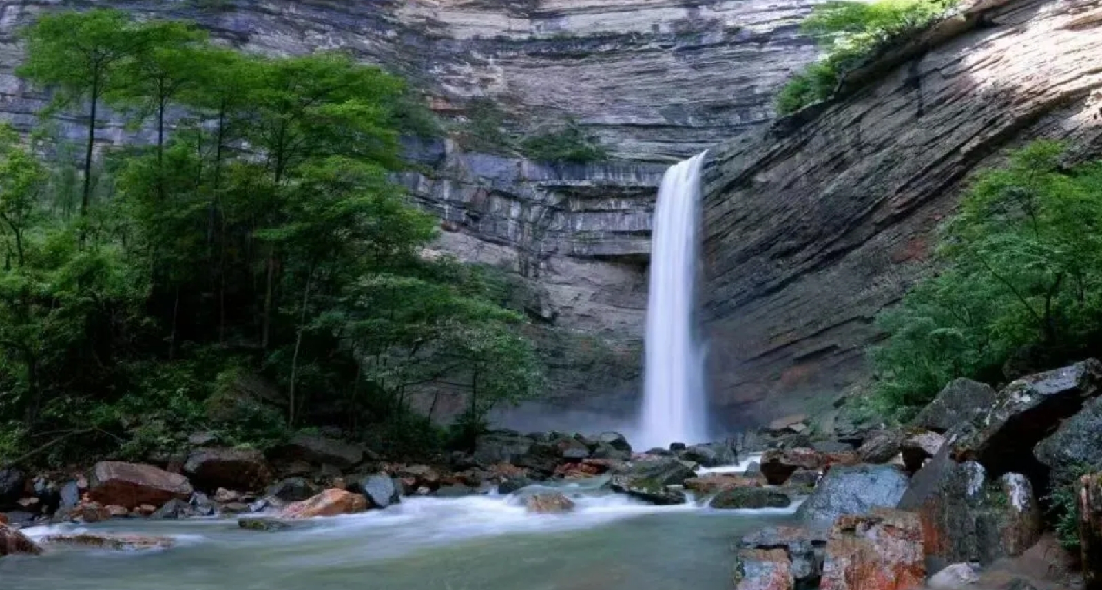 旺苍米仓山大峡谷旅游景区实拍图