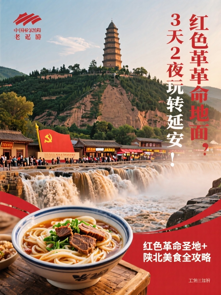延安宝塔山实拍图