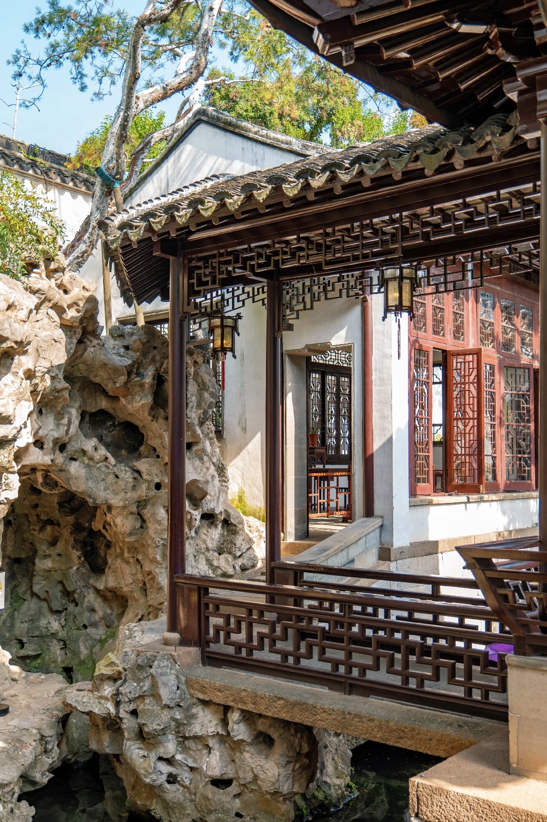 苏州环秀山庄实拍图