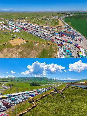 贵南黄沙头国家沙漠公园实拍图