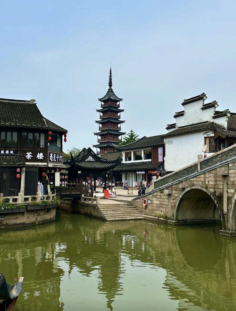 昆山千灯古镇实拍图