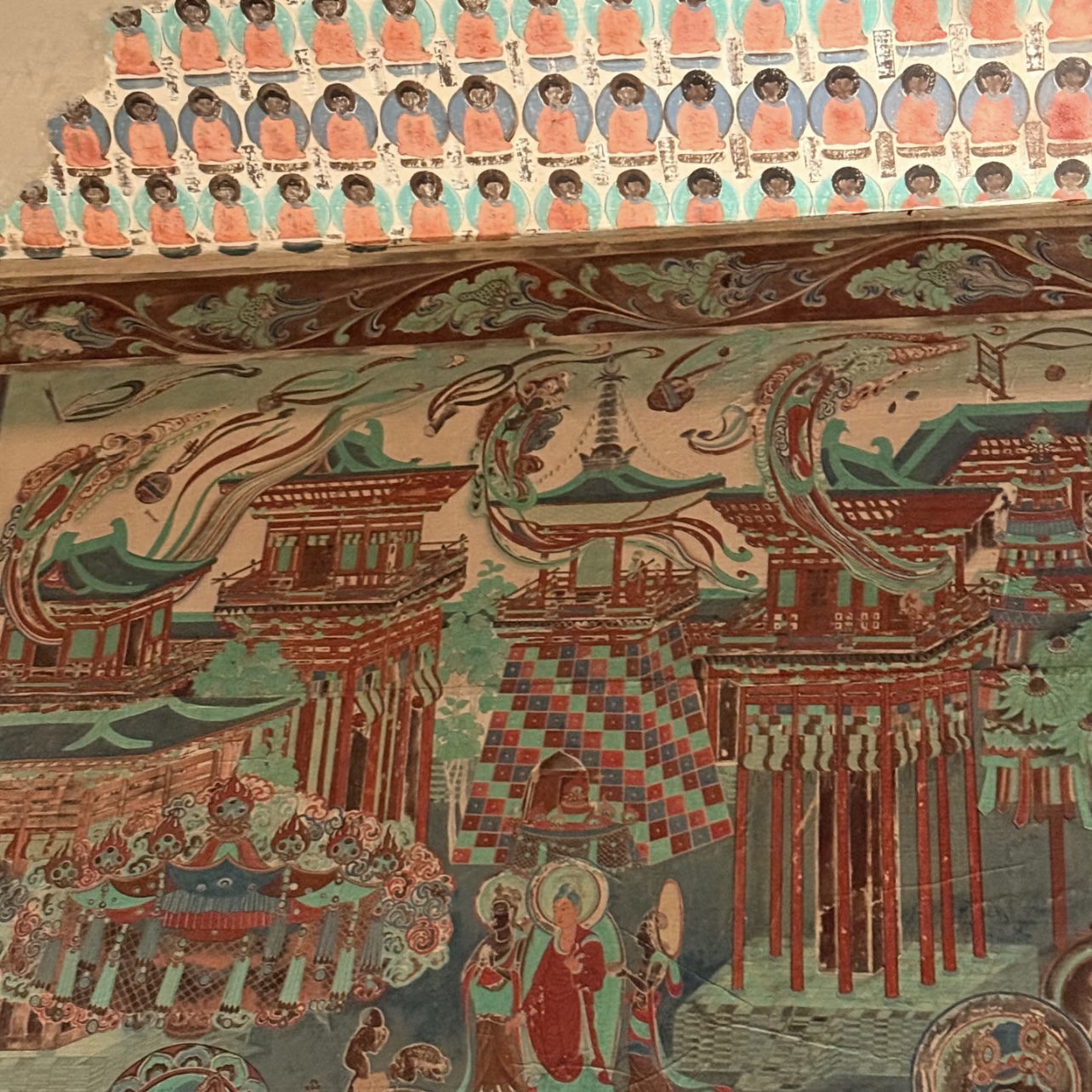 敦煌鸣沙山月牙泉实拍图