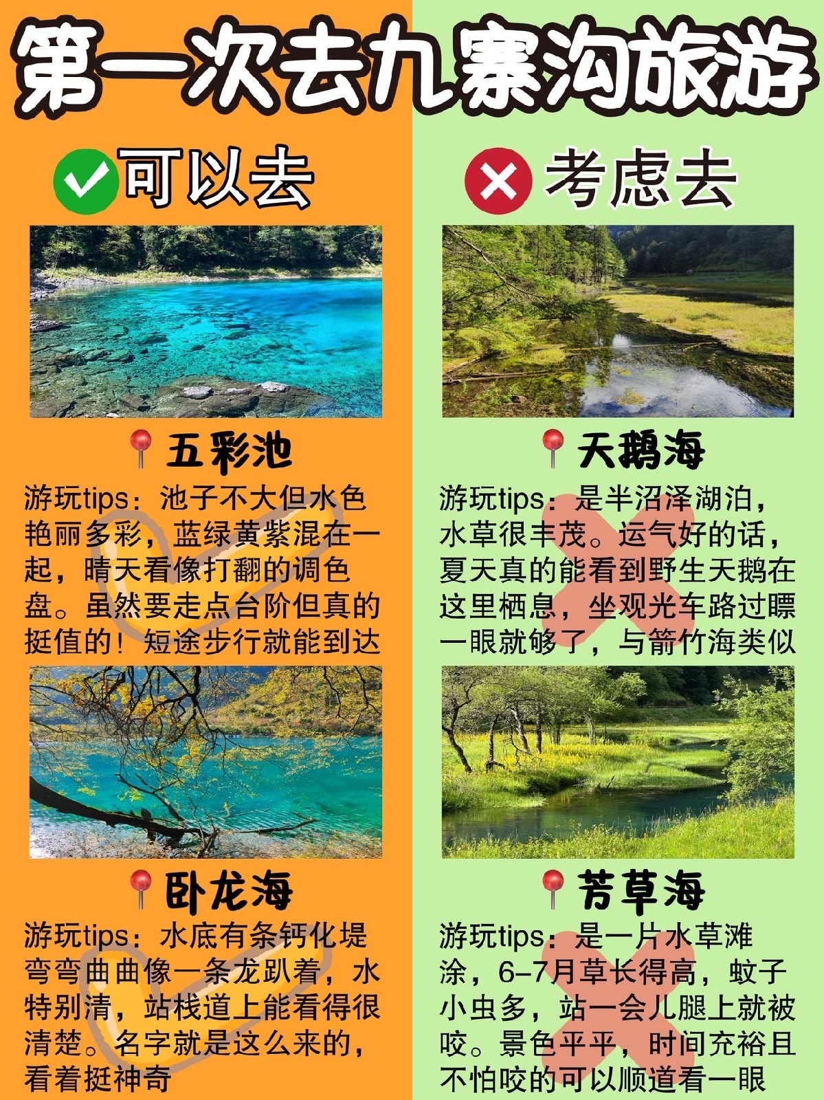九寨沟风景区实拍图